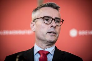 Danmarks tidigare näringsminister Henrik Sass Larsen (S) döms till fyra månaders fängelse. Arkivbild. Foto: Mads Claus Rasmussen/Scanpix Ritzau/TT