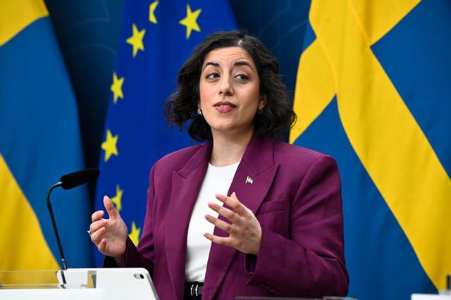 Simona Mohamsson (L). Foto: Fredrik Sandberg/TT.