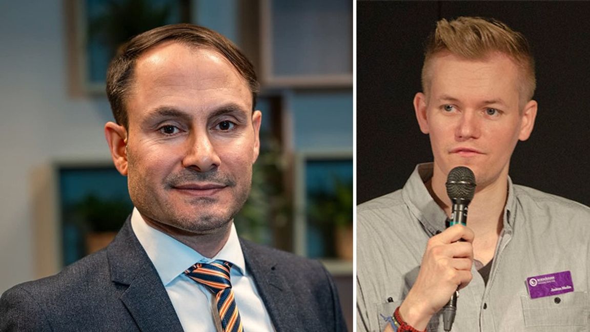 Mikail Yüksel och Joakim Medin. Foto: Pressbild Partiet Nyans/Agatefilm/CC BY-SA 4.0