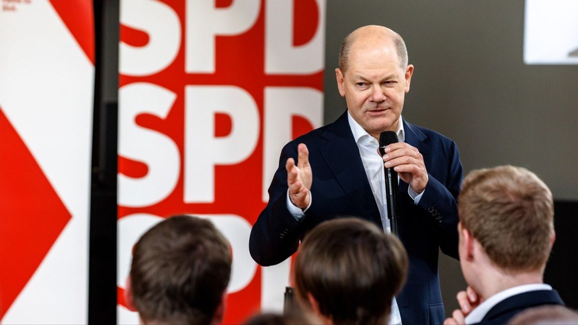 Olaf Scholz. Arkivbild. Foto: MARKUS SCHOLZ/AP/TT