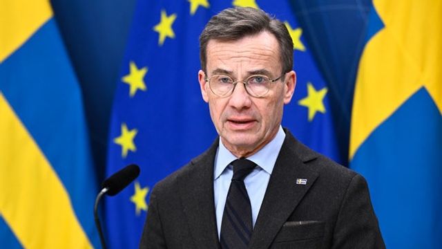 Ulf Kristersson (M). Foto: Henrik Montgomery/TT.