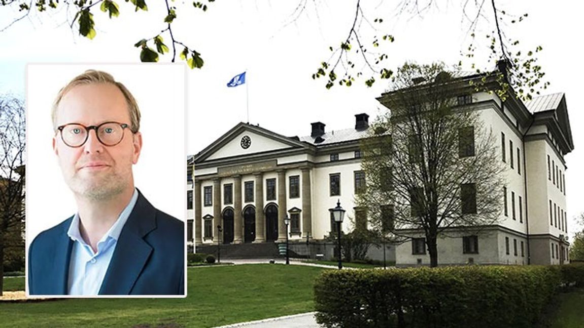 Stefan Stern och Landstingshuset i Stockholm. Bild: Timbro/Sinikka Halme/CC BY-SA 4.0