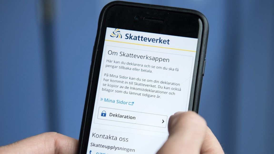Skatteverket varnar för bedragare när deklarationsperioden drar igång. Arkivbild. Foto: Henrik Montgomery/TT