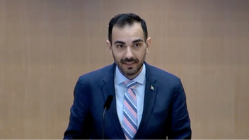 Arman Teimouri (L). Foto: Skärmavbild/Sveriges riksdag