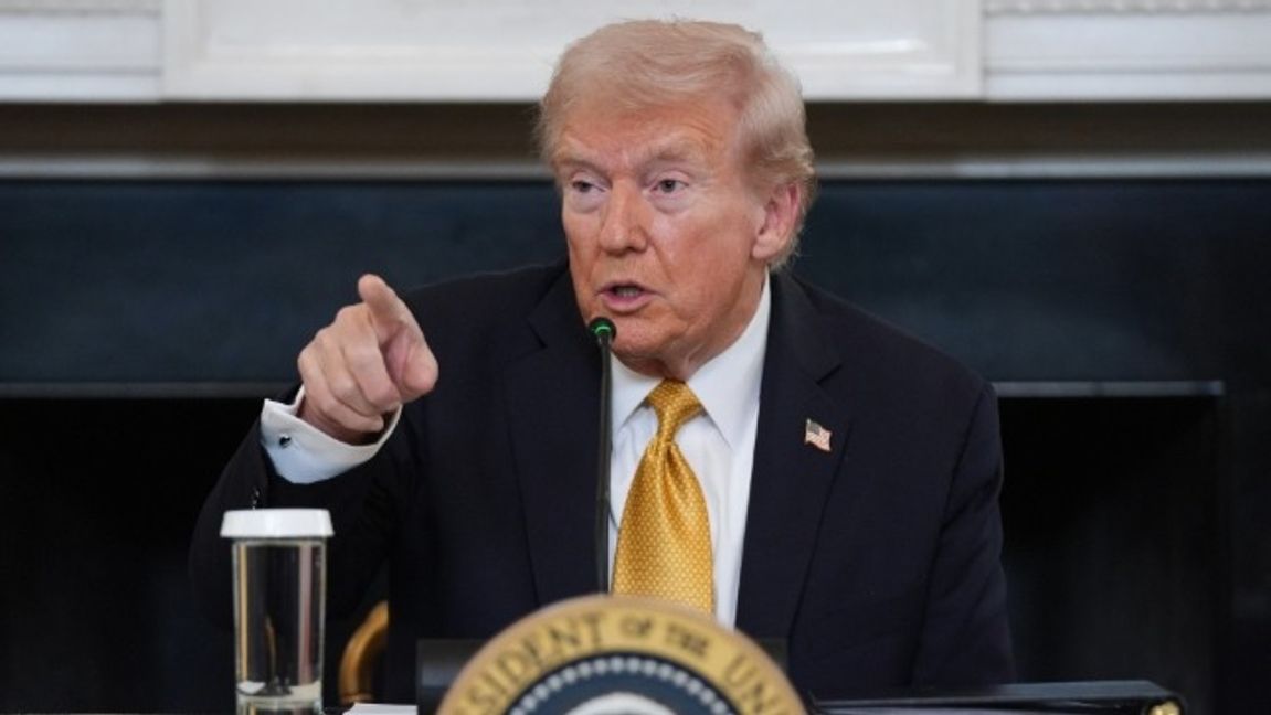 Donald Trump nämns som exempel på folkvalda som fattar beslut om könsdefinitioner. Foto: Evan Vucci/AP/TT.