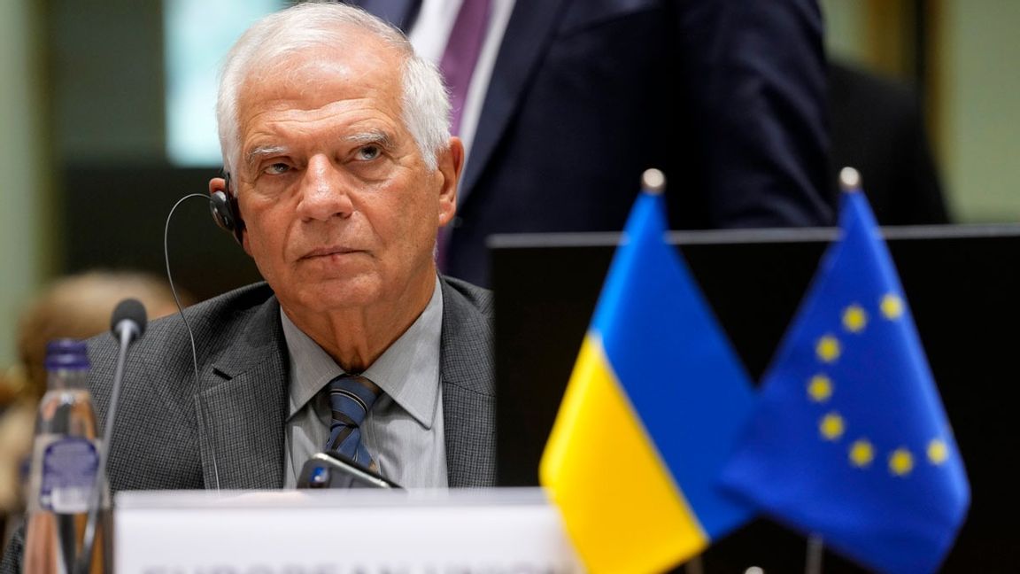 Josep Borrell, Unionens höga representant för utrikesfrågor och säkerhetspolitik/vice ordförande för kommissionen. Foto: Virginia Mayo/AP/TT