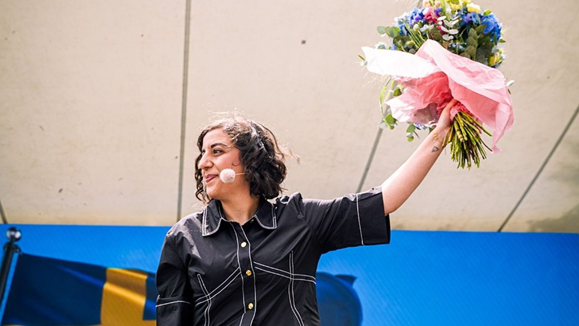 Partiledaren Simona Mohamsson (L) kan jubla åt medlemslyftet. Foto: Lowe Lilliehorn/CC BY 4.0