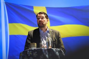Sverigedemokraternas partiledare Jimmie Åkesson. Foto: Oscar Olsson/TT