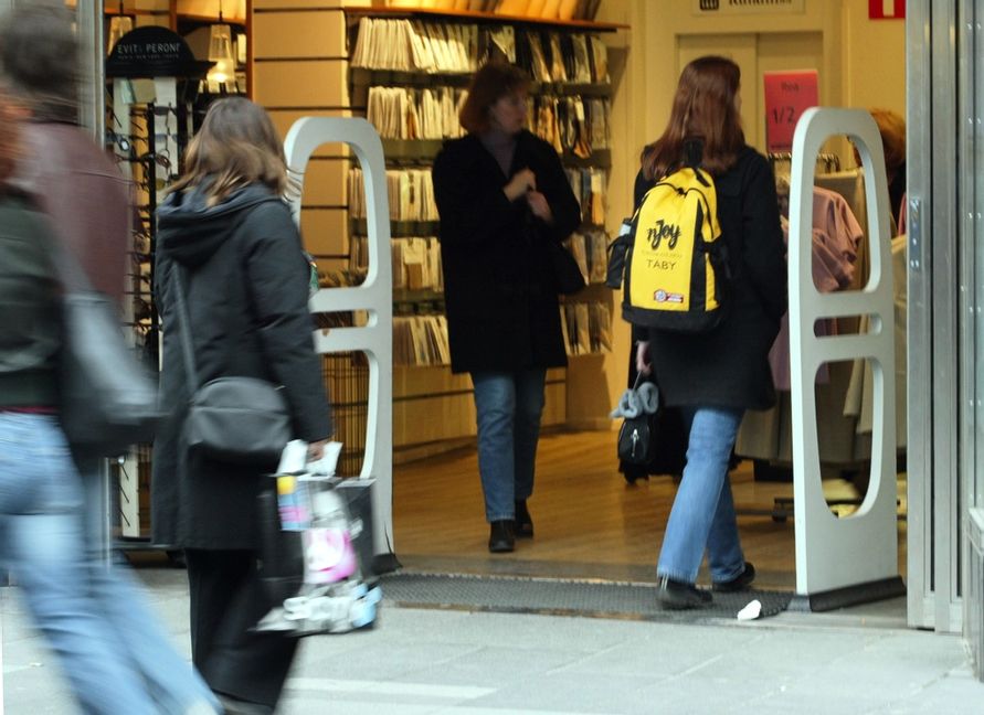 De specialpreparerade kassarna gjorde att larmet inte tjöt. Arkivbild Bertil Ericson/TT