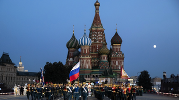 Vasilijkatedralen i Moskva. Foto: Pavel Golovkin/AP/TT 