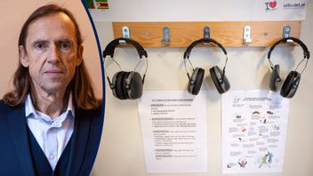 Istället för tyst i klassen – hörselkåpor till eleverna. Foto: Johan Nilsson/TT