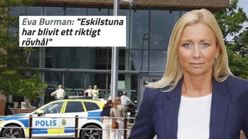 Eva Burman skriver att Eskilstuna ”blivit som ett riktigt rövhål”, i en krönika. Foto: Faksimil Eskilstuna-Kuriren