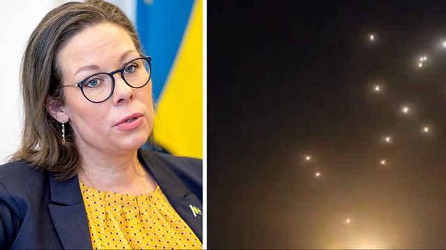 Utrikesminister Maria Malmer Stenergard (M) vill se en ”deeskalering” efter Irans raketattack mot Israel. Foto: Stefan Jerrevång/TT