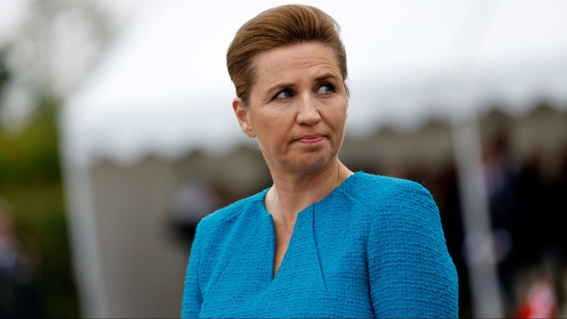 Mette Frederiksen. Bild tagen i Frankrike tidigare i veckan. Foto: Jeremias Gonzales/AP/TT