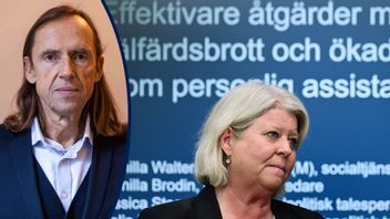 “Assistansen är inte längre trygg. Den är kapad och utnyttjad av den organiserade brottsligheten”, säger socialtjänstminister Camilla Waltersson Grönvall (M). Foto: Jonas Ekströmer/TT