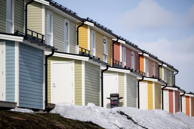 Nybyggda bostäder i Kirunas nya centrum. Arkivbild. Foto: Christine Olsson/TT