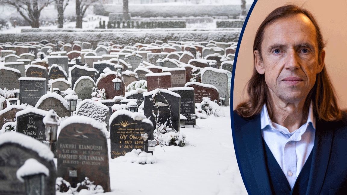 Här vilar en del av civilsamhällets ofrivilliga finansiärer. Foto: Fredrik Sandberg/TT