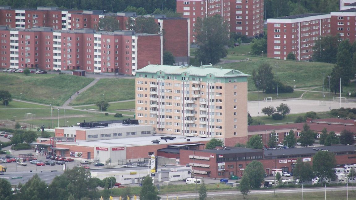 Stadsdelen Nacksta i Sundsvall. Foto: Henrik Sendelbach, CC BY-SA 3.0/Wikimedia Commons