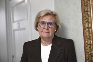 Rikspolischefen Petra Lundh i riksdagen. Arkivbild. Foto: Fredrik Sandberg/TT