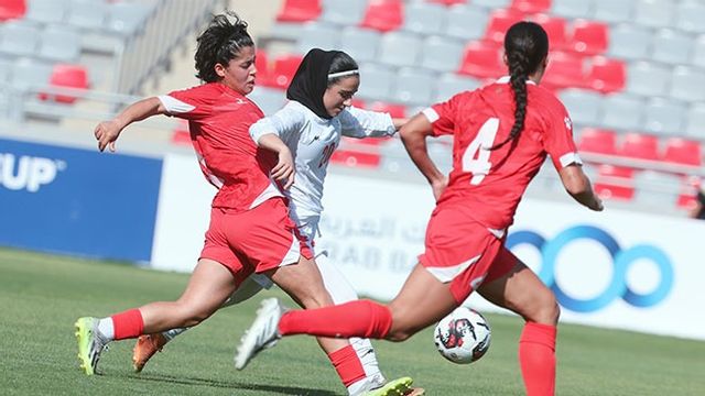 Iranska damfotbollslandslaget spelar mot Libanon Bild: FfSportG/CC0