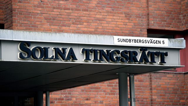 En misstänkt för mordet i Vällingby har begärts häktad vid Solna tingsrätt. Foto: Pontus Lundahl/TT