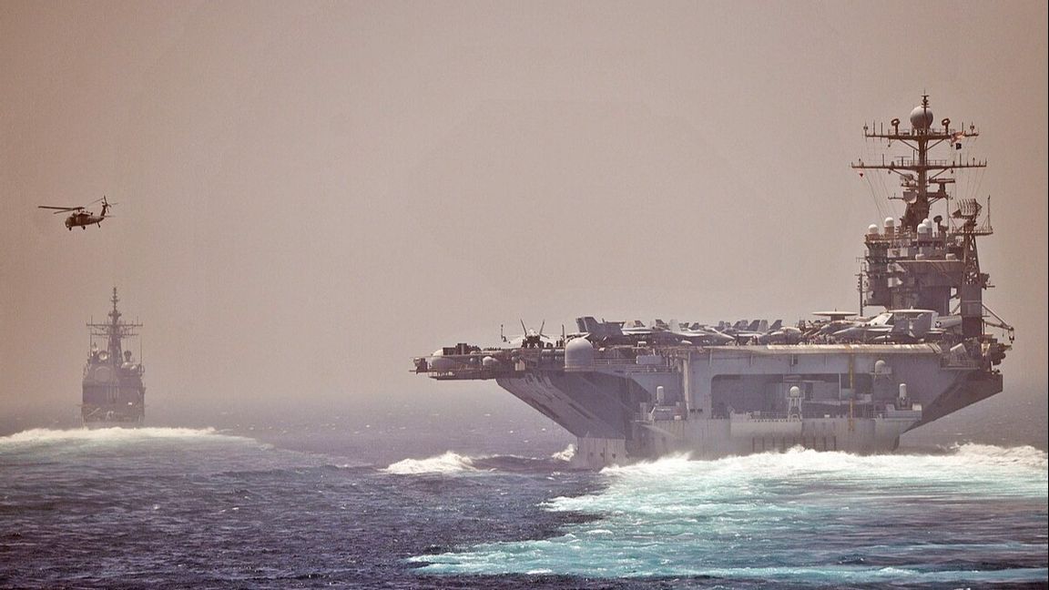 USA genomförde på onsdagskvällen nya flyganfall mot Iran. Foto: U.S. Navy, public domain