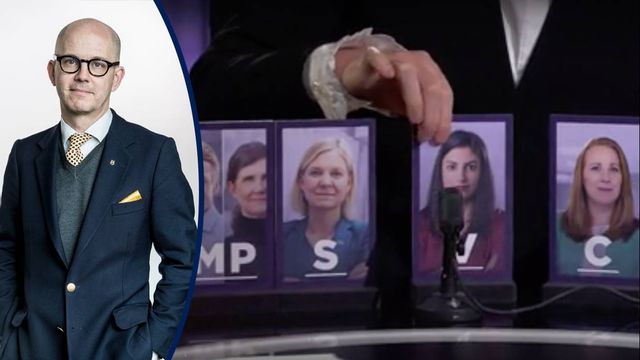 MP-språkröret Märta Stenevi påminde i SVT om vad en röst på Socialdemokraterna ger. Foto: Ur SVT:s 30 minuter.