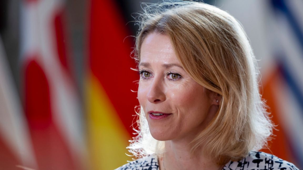 EU:s utrikeschef Kaja Kallas har kallat unionens utrikesministrar till möte. Arkivbild. Geert Vanden Wijngaert/AP/TT