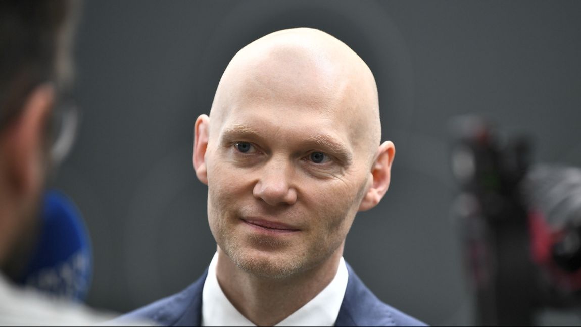 Finansmarknadsminister Niklas Wykman (M) närvarade på pressträffen. Arkivbild. Foto: Lars Schröder/TT