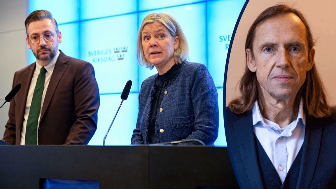 Enligt Muharrem Demirok (C) och Magdalena Andersson (S) är det ingen hejd på det elände som väntar Sverige och världen om inte de svenska klimatmålen nås. Foto Anders Wiklund/TT