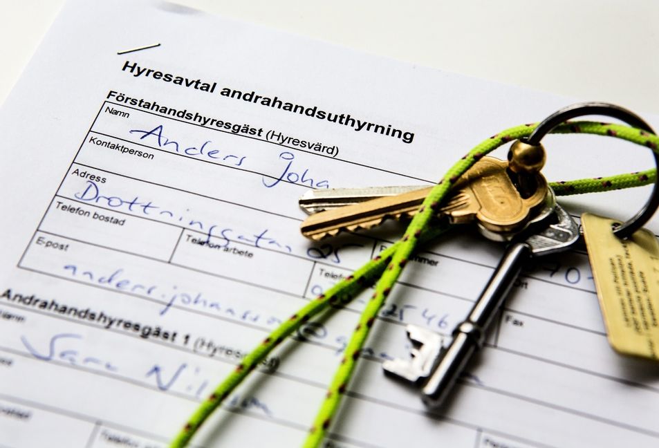 Utredare vill öppna för längre perioder av andrahandsuthyrning av bostadsrätt. Arkivbild. Foto: Christine Ohlsson/TT