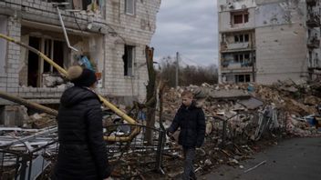 Ukrainska städer i spillror efter Rysslands invasion. Bild från staden Borodyanka. Foto: Petros Giannakouris