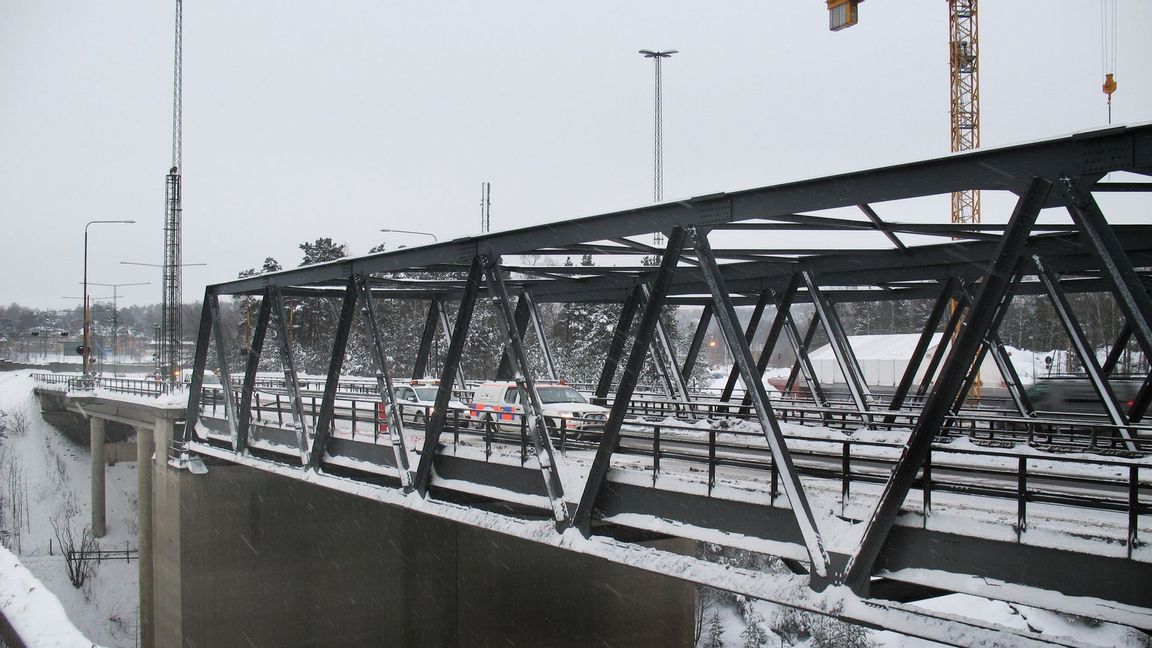 Södetäljebron har fastnat i uppfällt läge. Genrebild. Foto: Staffan Löwstedt/SvD/TT