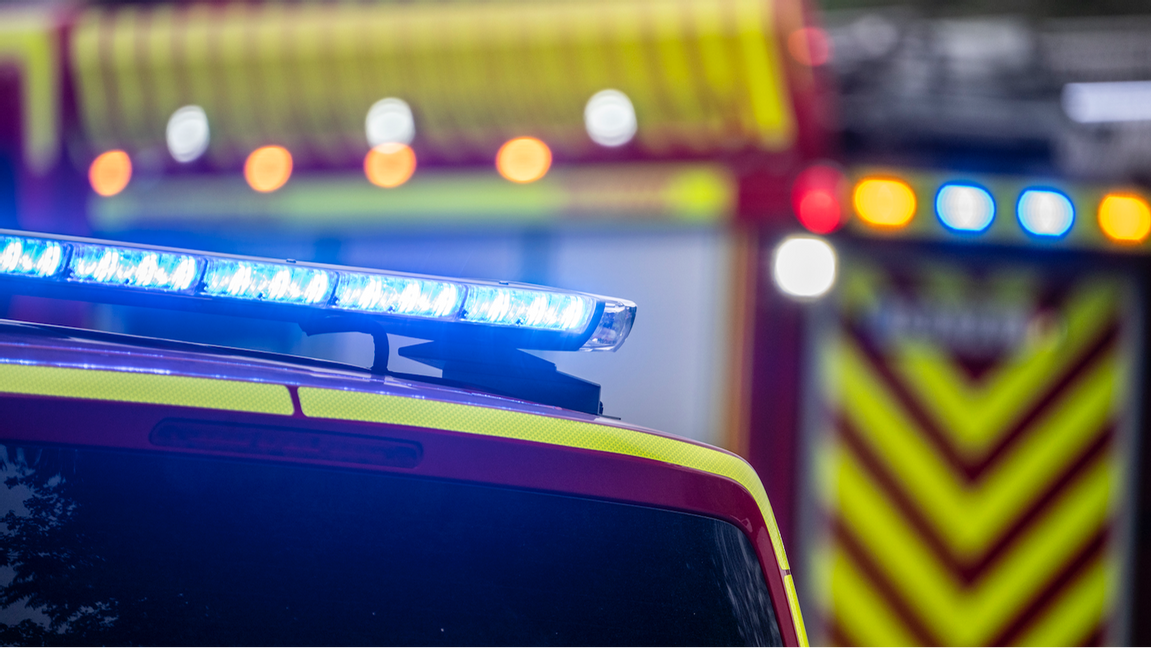 Genrebild. Den skadade 17-åringen fördes med ambulans till Rigshospitalet i Köpenhamn. Foto: Johan Nilsson/TT