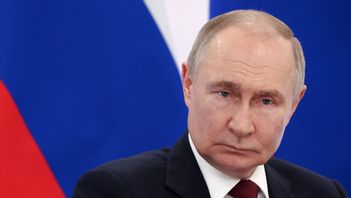 Vladimir Putin. Foto: Vyacheslav Prokofyev/Sputnik/Kreml Pool Photo via AP/TT