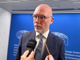 Svenske EU-parlamentsledamoten Jörgen Warborn (M) efter torsdagens klimatomröstning i Bryssel. Wiktor Nummelin/TT