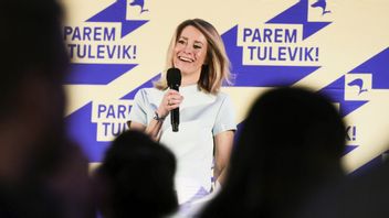 Kaja Kallas får möjligheten att bilda en ny regering.
FOTO: Raul Mee/AP