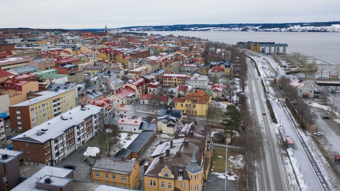 Östersund sett från ovan. Arkivbild. Foto: Fredrik Sandström/TT.