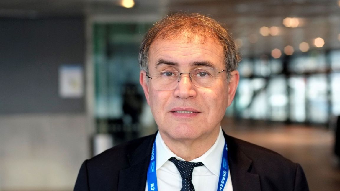 Nouriel Roubini in Stockholm, 17th of January, 2020. Photo: Joakim Goksör/TT