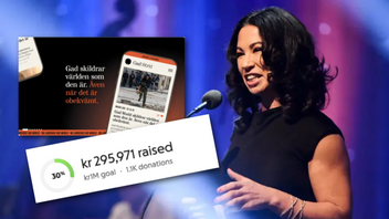Magda Gad samlar in pengar till sin nya plattform Gad World via GoFundMe. Foto: Erik Simander/TT/Skärmdumpar