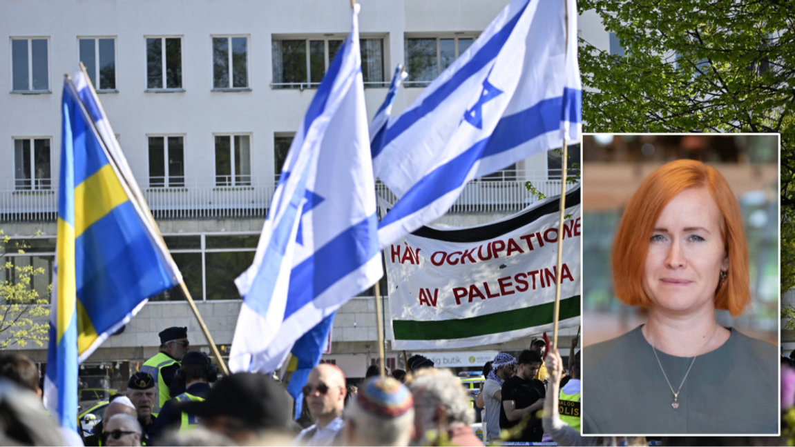 Statsvetaren Maria Owiredu konstaterar att högerväljare är splittrade om Israel. Foto: Pressbild/Linnéuniversitet/Johan Nilsson/TT
