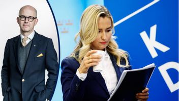 Ebba Busch, KD. Foto: Stefan Jerrevång, TT.