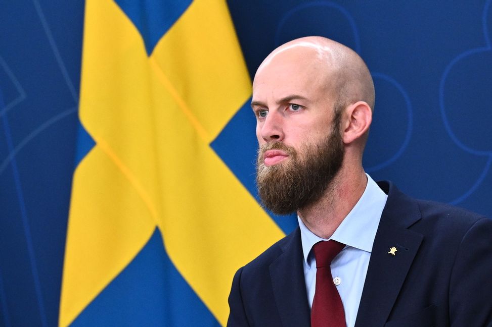 Minister för civilt försvar Carl-Oskar Bohlin (M). Arkivbild. Foto: Claudio Bresciani/TT