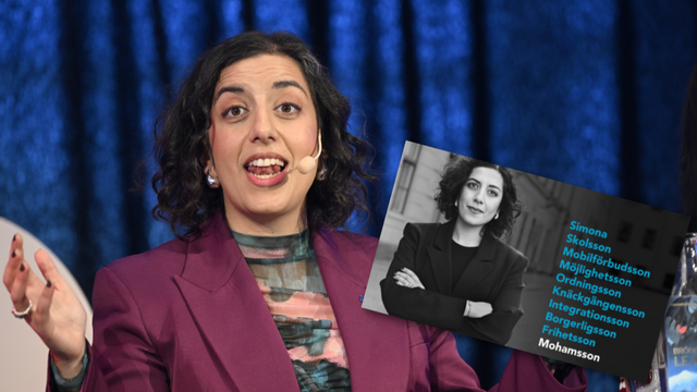 Liberalernas partiledare Simona Mohamssons valkampanj är ”lite sorglig”, enligt PR-experten Paul Ronge. Foto: Fredrik Sandberg/TT