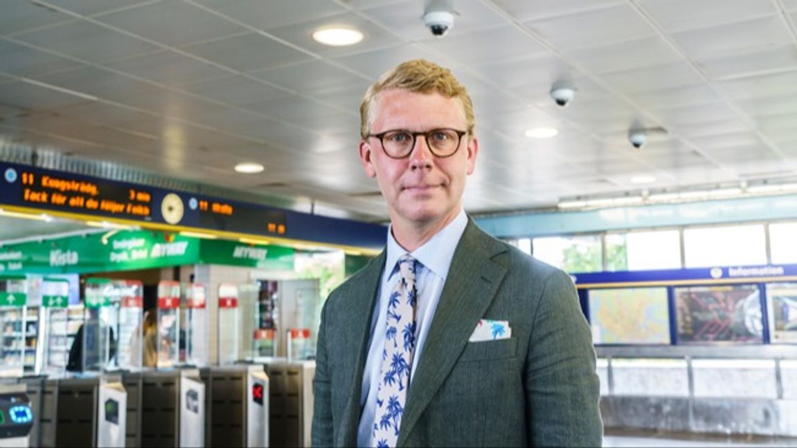 Kristoffer Tamsons (M). Foto: Simon Rehnström/SvD/TT.