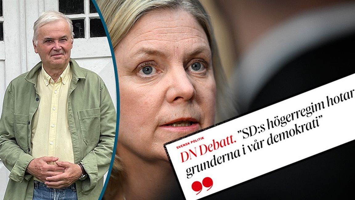 Magdalena har tagit i från tårna på sista tiden. Foto: Pontus Lundahl/TT / Skärmavbild DN