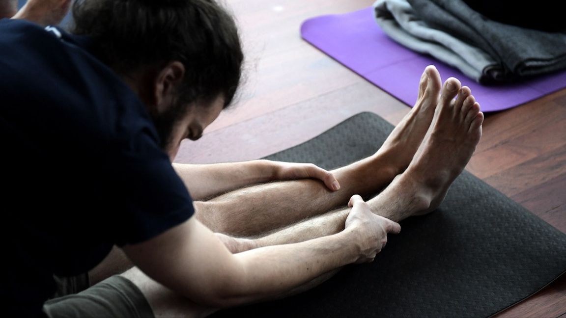 Flertalet yogamattor och gymbollar innehåller för höga halter av förbjudna ämnen. Arkivbild. Foto: Janerik Henriksson/TT. 