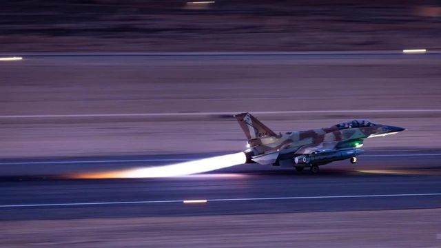 F-16-plan lyfter 5 maj. Foto: IDF Spokesperson unit