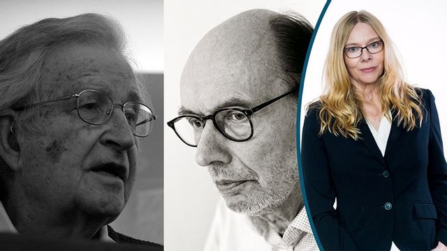 Noam Chomsky och Per Ahlmark – bortglömda inspiratörer? Foto: Kelly Maeshiro /Atlantis Bokförlag (CC BY-SA 3.0)