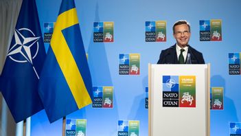 Förhoppningsvis står statsministern snart i talarstolen som regeringschef för ett medlemsland. Foto: Henrik Montgomery/TT 